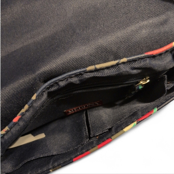 NWOT Merona Navy Floral Crossbody Bag - Picture 3 of 3